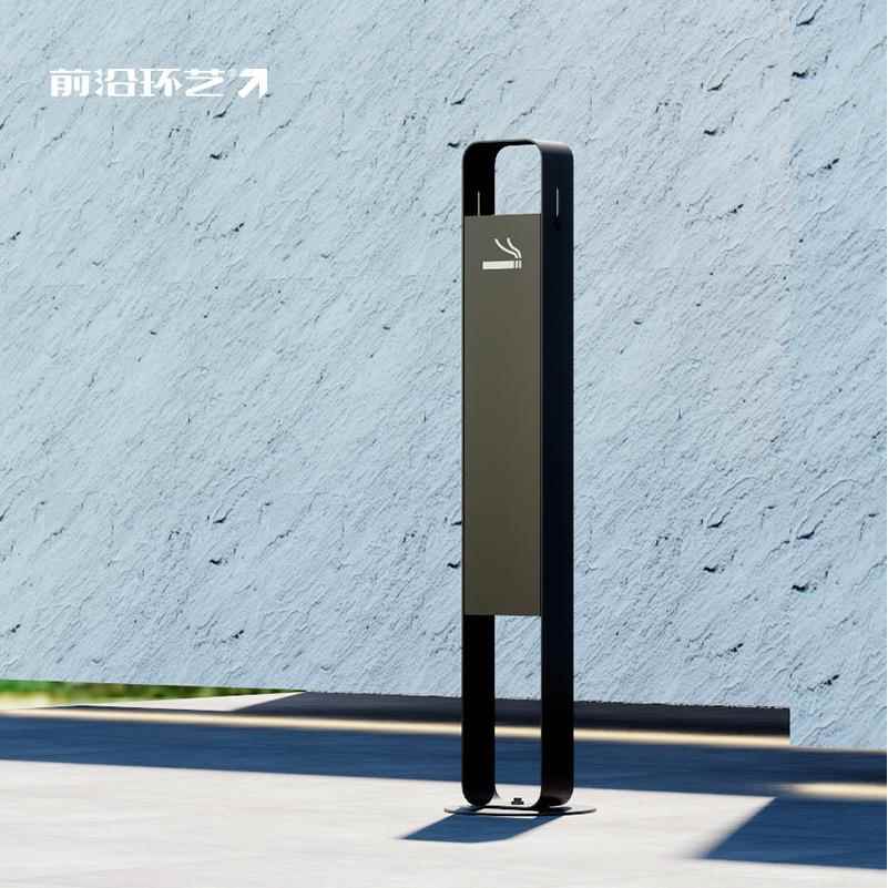 不烟锈钢烟桶灰柱立式灭桶烟头收垃圾烟蒂集室外吸VAS烟灰缸户外