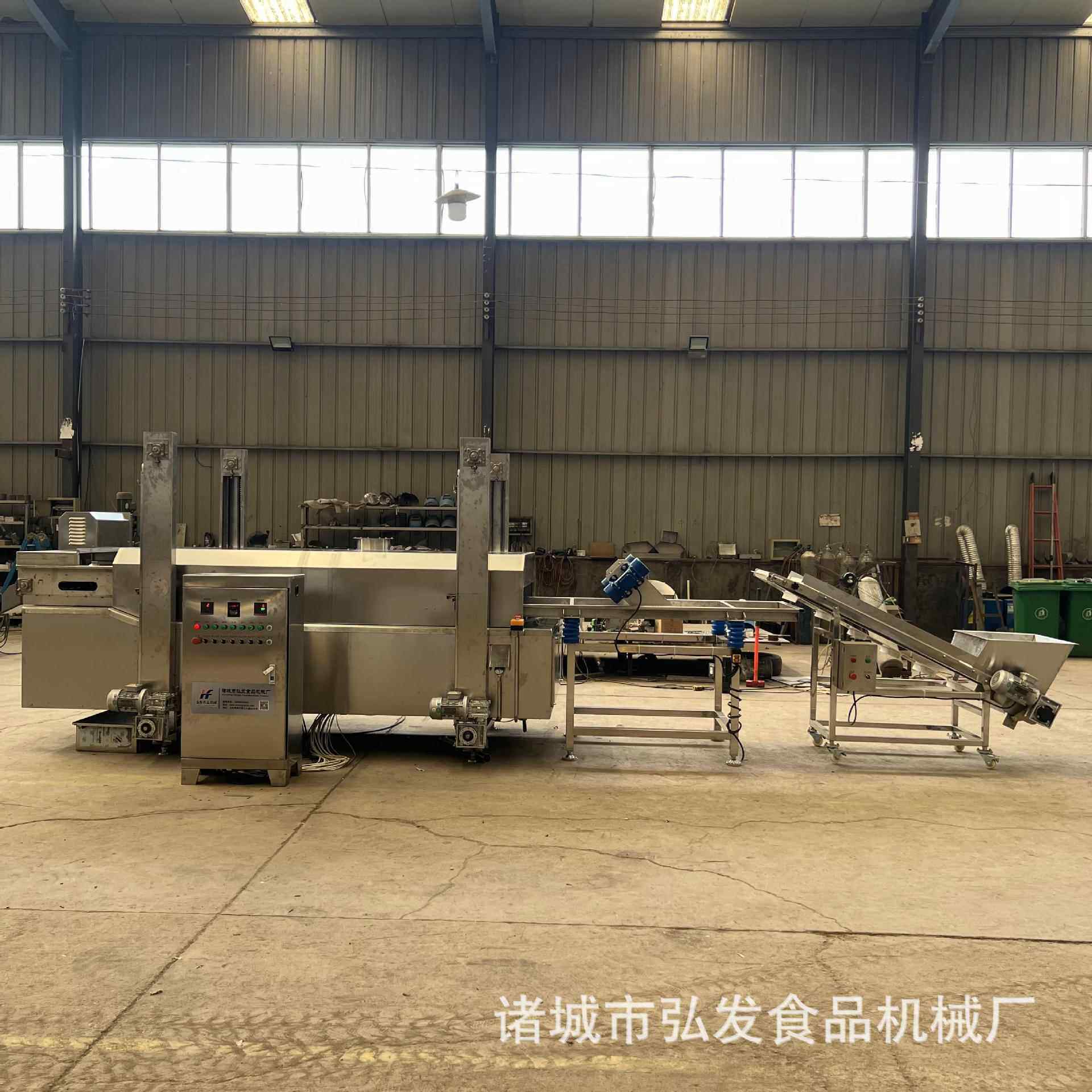 商用油条加油炸 电热油DNH炸水线 锅蚂蚱油炸机 鸡排油炸设流备