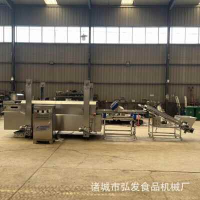 导热油加油炸流水线蚂蚱油炸炸机商EPH用油条油锅热鸡炸排油设备