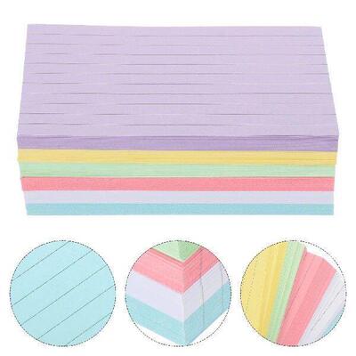 300 Sheets Reminder Notes Colored Index Cards Notepads