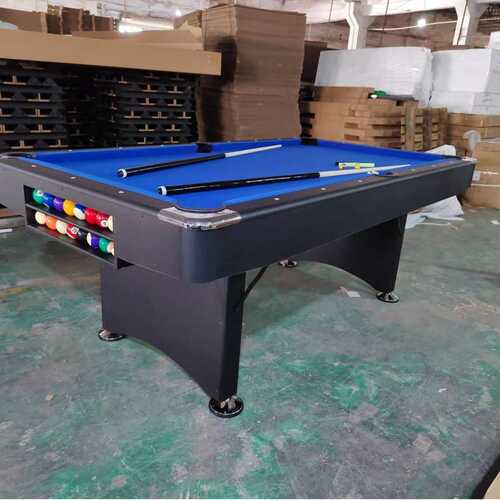 新款8尺经典黑色折叠台球桌成人室内家用型桌球台2合1 Pool table