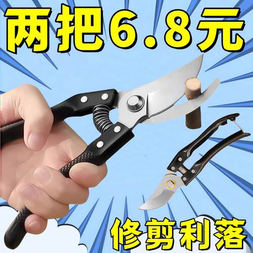 SK5加厚刀刃园艺剪刀修枝剪果树剪刀园艺工具钳子不锈钢园艺剪子