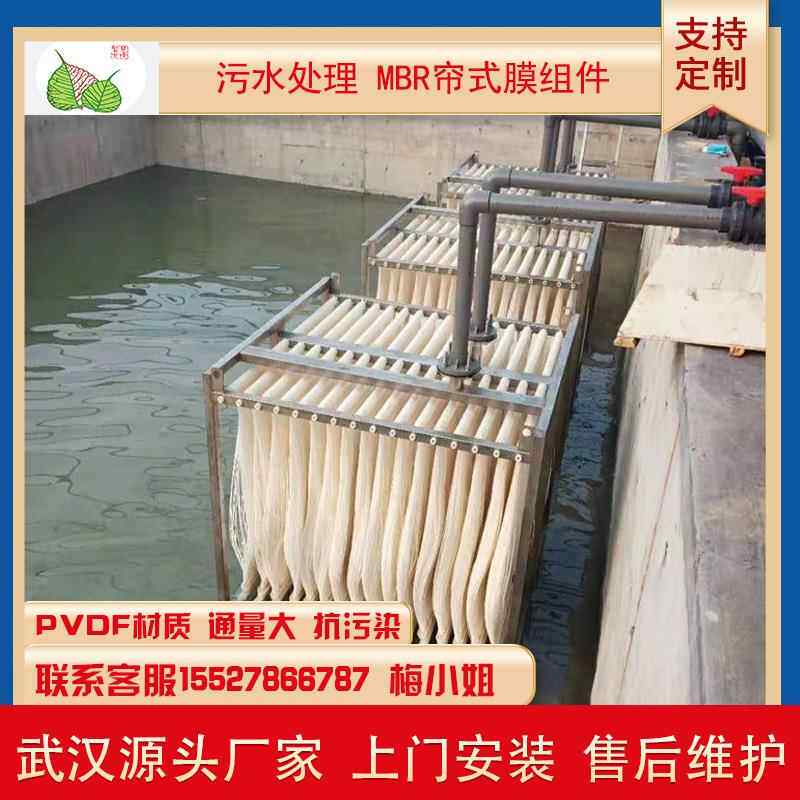 mbr膜组件中空纤维超滤PVDF材质污水处理膜生物反应器MBR帘式膜片