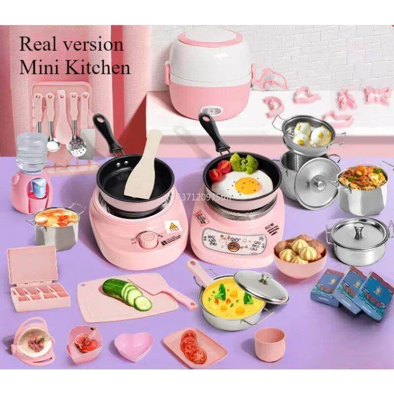 Funny Kitchen Toys Girl Can Cook Mini Kitchen Items Real C