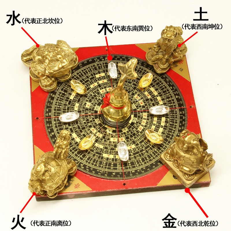 厚德铜葫芦貔客貅麒麟龙龟金TM657336蟾五行聚财五阵阵厅摆件开业