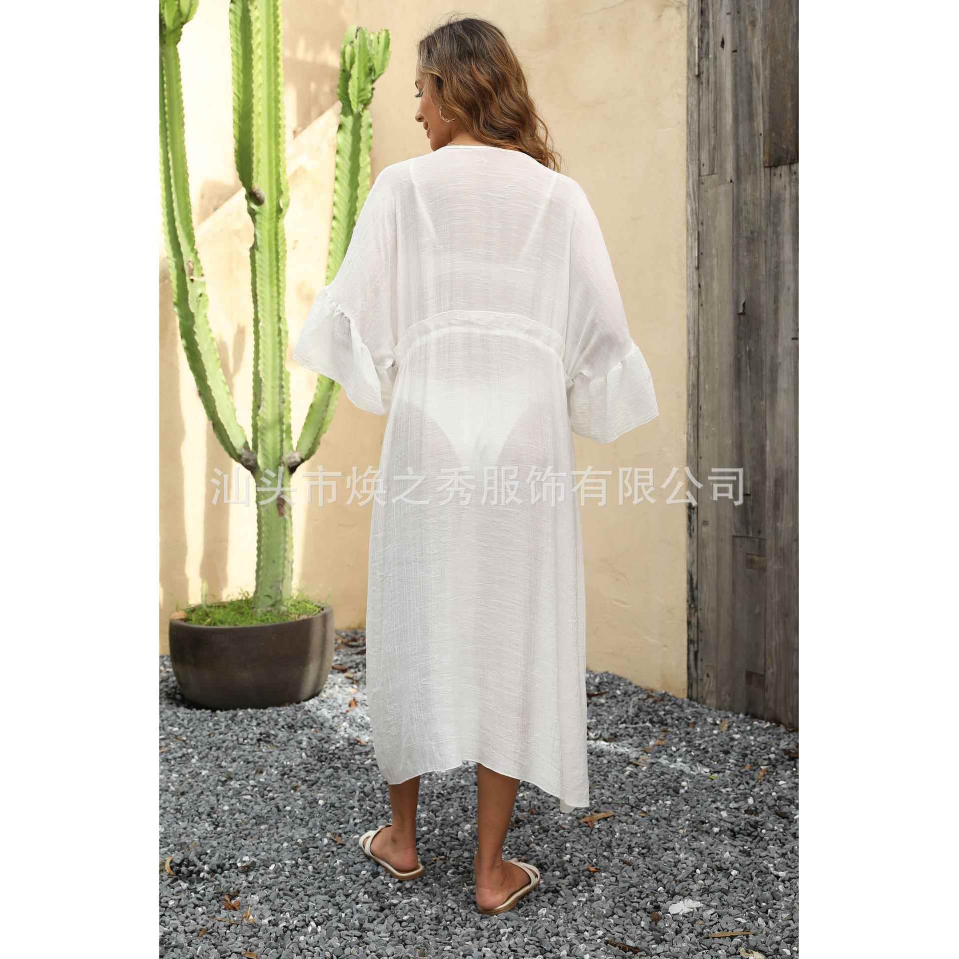shirt protection sun beach long vacation seaside womens