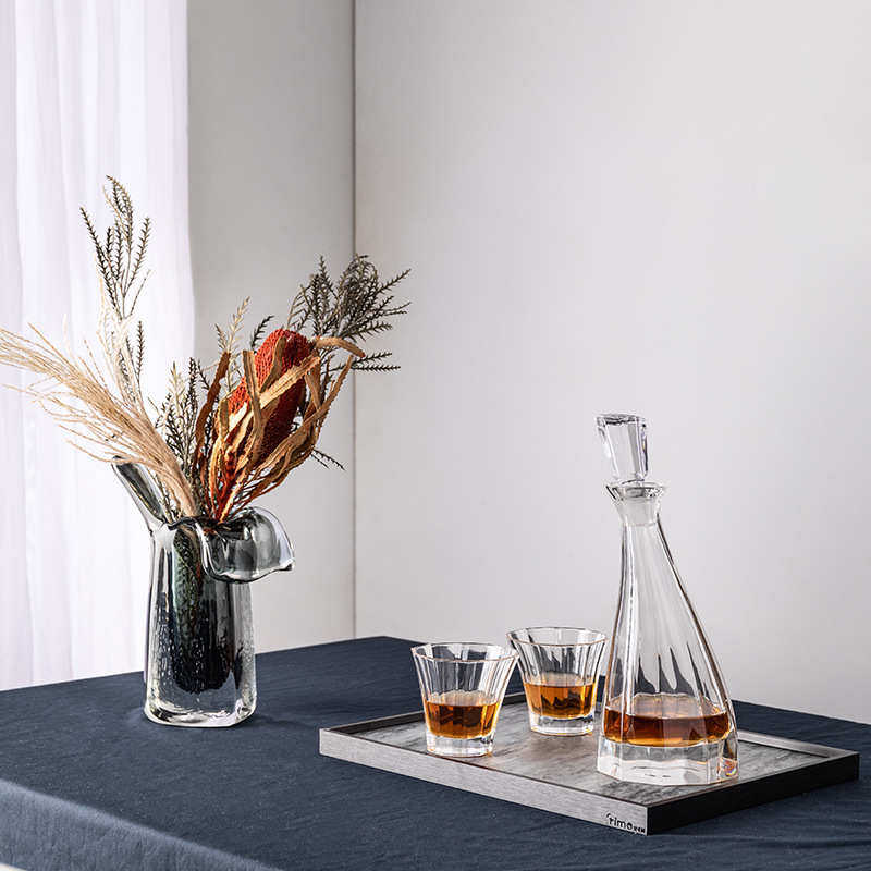 轻奢方形花瓶摆件现代简约客厅办公桌面创意装饰品餐桌干花插花器,家居饰品,装饰摆件,淘宝优惠券,粉丝福利购,淘宝优惠卷