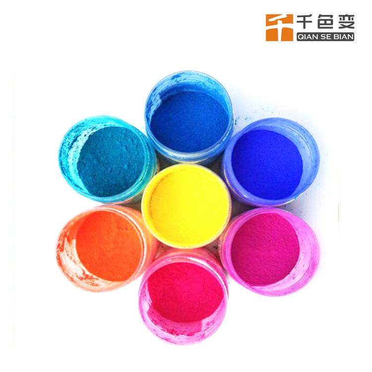 18、22度低温冷变粉杯子勺子注塑模压挤出温变粉冰水变色颜料
