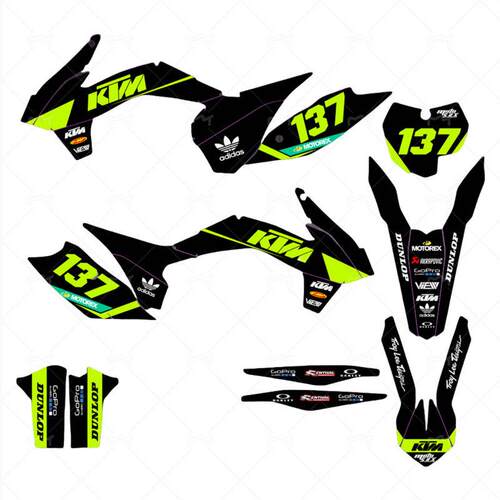 越野摩托贴纸适配KTM 11-12SXF 12-13EXC装饰贴 车贴 贴花 贴膜RK