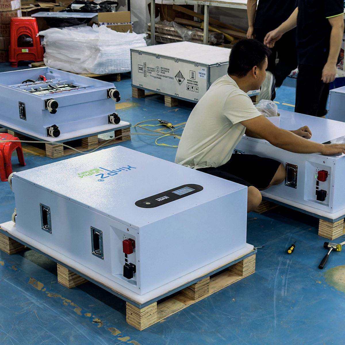 外贸60kw离网家庭电源光伏储能电池一体机20度家用太阳能发电系统