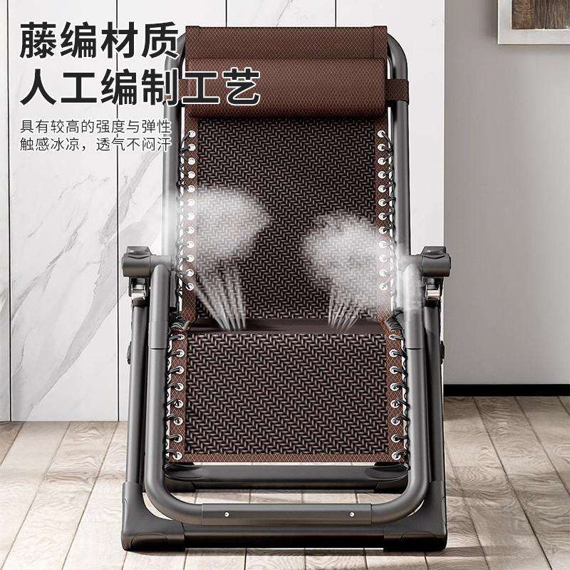 简易午休折叠躺椅透气网眼便携适合长期睡的折叠床可坐可躺午休椅