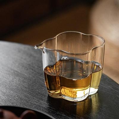 日式耐热云朵公道杯加厚玻璃高档禾器茶海功夫茶具手工分茶器无把