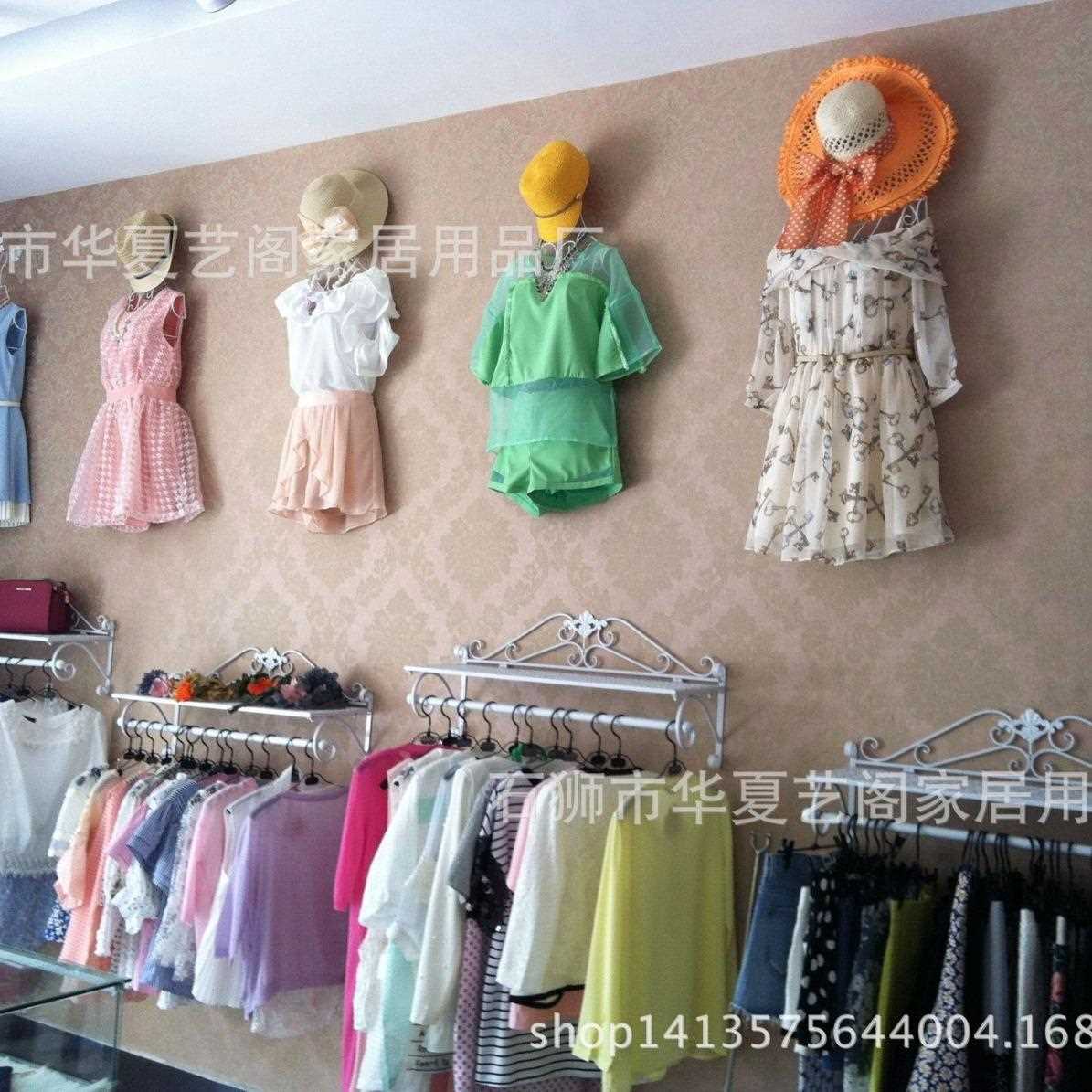 新款直销铁艺半边女模特 铁艺模特架人体模特道具铁艺吊衣架挂衣