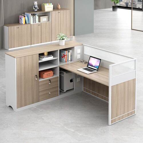 成都职员桌办公桌简约四人位4办公室6员工位屏风卡座财务桌椅组合