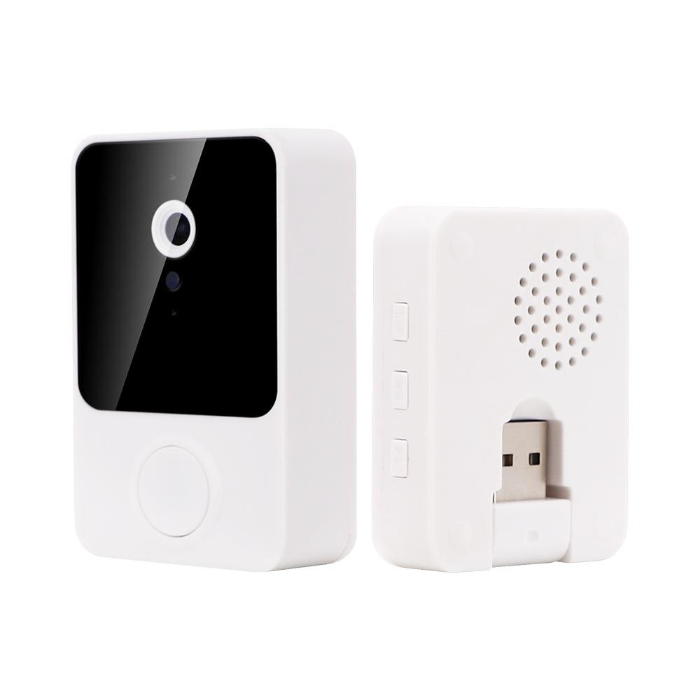 新版跨境智能可视门铃无线WIFI门铃家用商用移动侦测中文英文