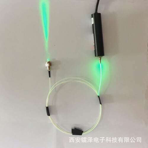 单模绿光52-5mw高斯光斑准直性好光纤激光器