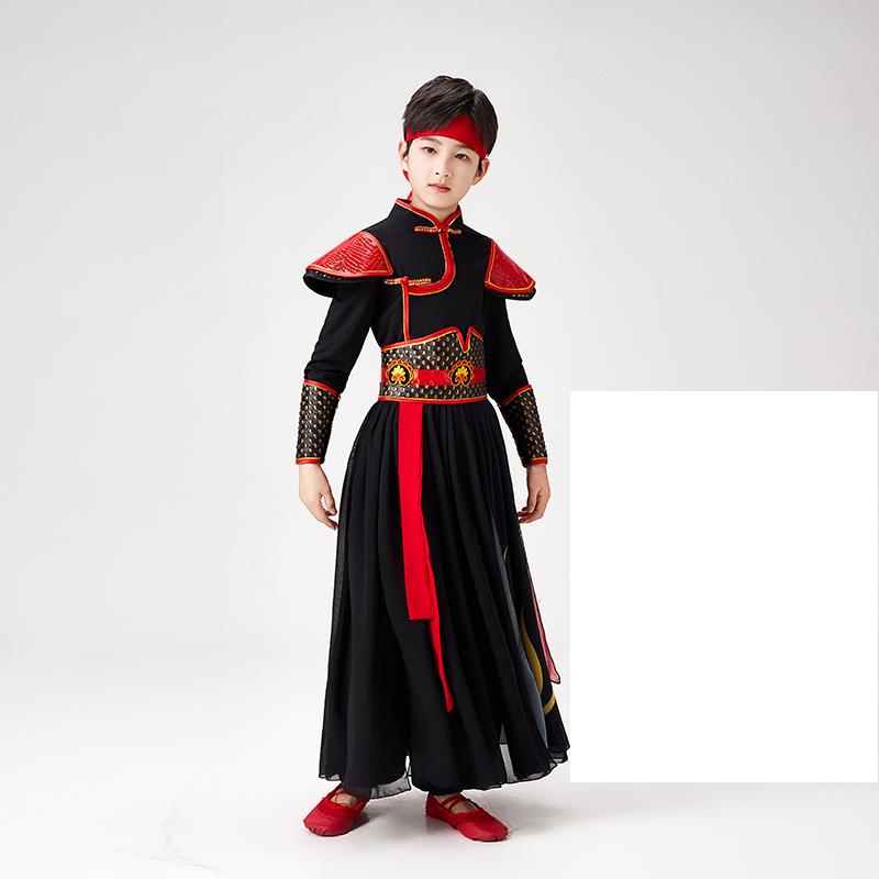 儿童中zw-626侠国风爵士舞蹈服装男骄客演出霍元服甲象王行剑舞服