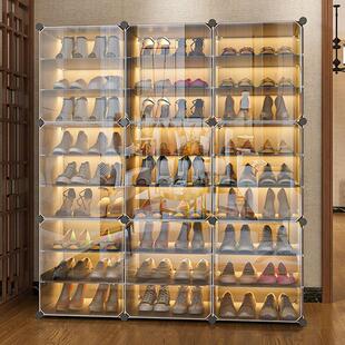 鞋架鞋子收纳柜鞋柜门口进门上档次卧室家用结实耐用多层防尘遮灰