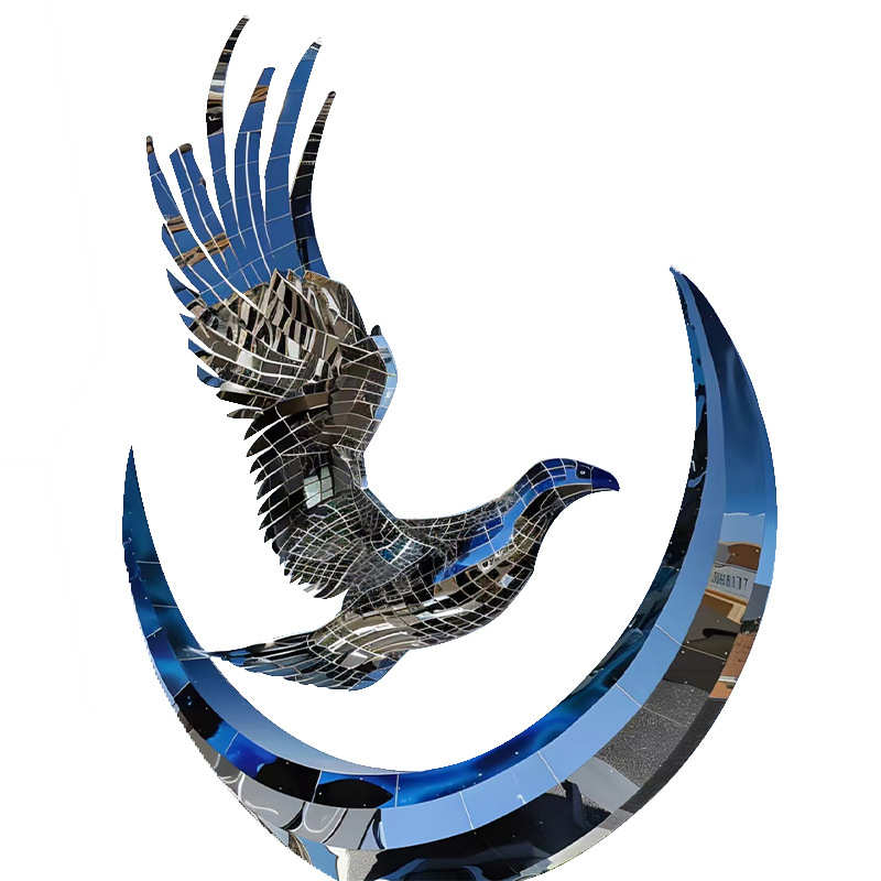 城市不锈钢雕塑仿真镜面荷花雕塑公园商场艺术景观造型不锈钢雕塑