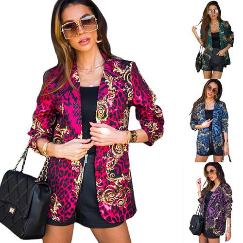 Long sleeved lapel suit, small jacket, women's clothing