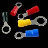 6地环铜端鼻子500 8圆3形预绝缘子O型冷压接线端子NBW4 RV个.5