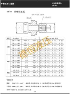 分体式接头阻尼液压过渡接头体带节流小孔阻尼限流阀平衡阀泵吊车