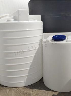 2吨PE搅拌容器2000L工业液体搅拌桶2立方白色滚塑塑料搅拌桶