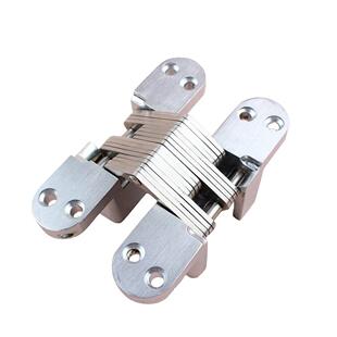 字锌合金隐藏式十暗铰字装加厚隐形门暗双孔十铰链折叠木门暗合页