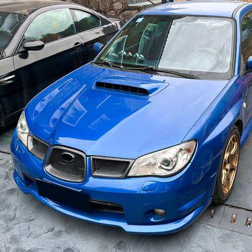 适用斯巴鲁翼豹Subaru Impreza WRX STI 9代 06-07款中网车贴改装