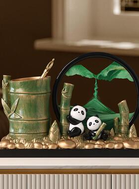 贝汉节美节高升筒流沙20240725画软装家居桌面装饰品送朋友闺蜜笔