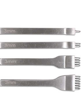 belt hole puncher 3/4/5/6mm Spacing Punch Tool For Leather