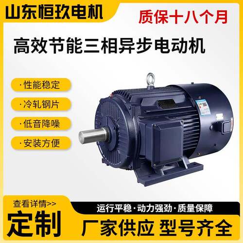 YE4三相异步电动机全铜线0.75-132W工业机械电机马达变频大功率