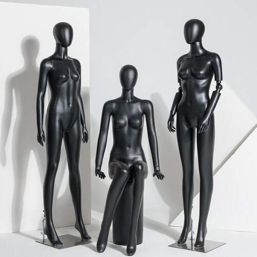 哑黑全身模特道具女服装店女装展示架人体韩版橱窗假人彷真模特架