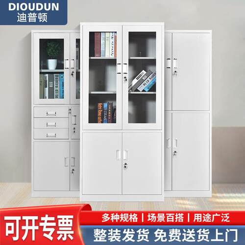 （DIOUDUN）文件柜铁皮柜档案办公资料柜子钢制储物柜