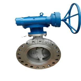 600LB艾 900LBD343H 高压法兰蝶阀涡轮式 高压法兰D343H