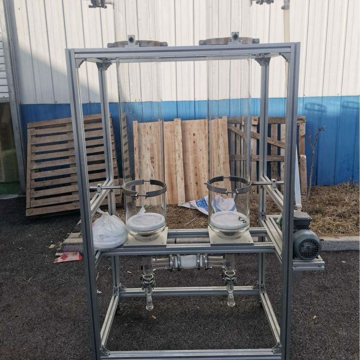玻璃层析柱四氟活塞砂芯过滤离子交换柱实验室色谱柱