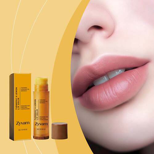 Zyvarn Turmeric Lemon Lip Balm - Daily moisturizing and soft