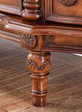 关美式实木入户正靠门玄桌客厅沙发ZG-72577背几欧式走廊储对物柜