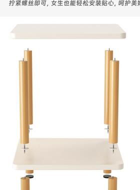 沙方发边几边柜侧边柜桌子茶几客厅小轻卧奢感桌室床985边置物桌