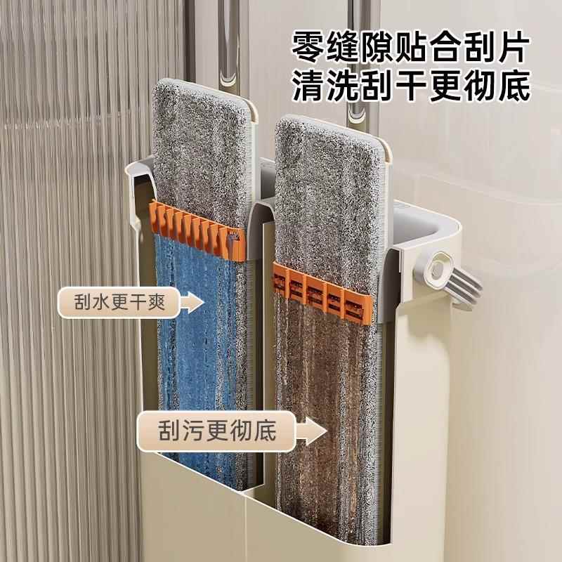 两用拖把桶套装一拖净地免手洗板家用木干平板懒134人省力湿日式