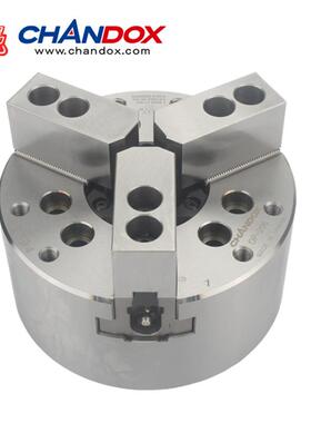 台湾CHANDOX千岛三爪高速中空油压夹头OP-206 6寸数控液压卡盘