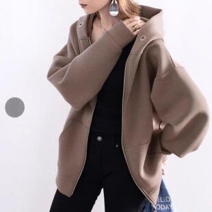 Cardigan zipper hoodie women's slimming hoodie women's