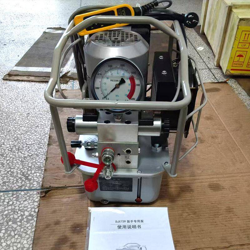顶力驱动中空大功率液压扳手泵电动液压泵站双回路大功率手提式