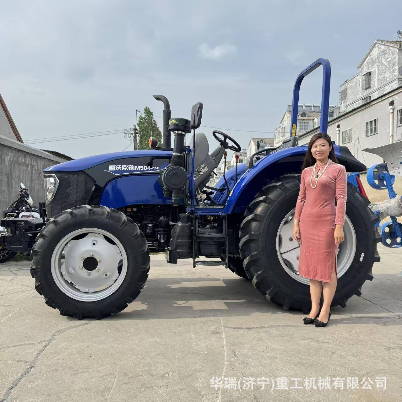 雷沃904补后提车农用拖拉机90马力潍柴发动机 四轮农用拖拉机