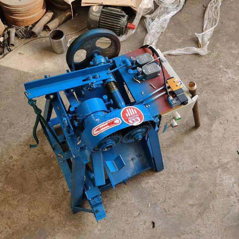 电动液压扫把杆开牙机小型家具木棒螺纹机 台式木质拖把杆攻丝机