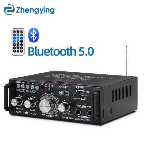 AV-263BT无线蓝牙功放家庭车载音箱大功率放大器