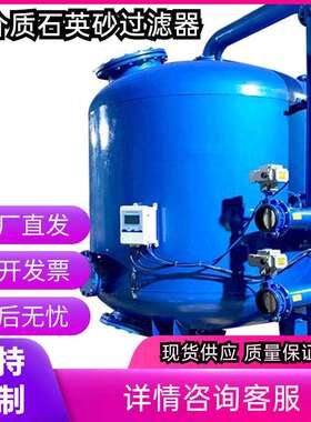 石英砂过滤器污水处理设备大型全自动循环水旁滤设备重力式滤池过