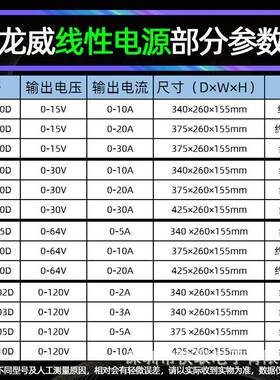 龙威TPR-3030D直流电源(30V30A)直流稳压电源3030D线性电源散热片