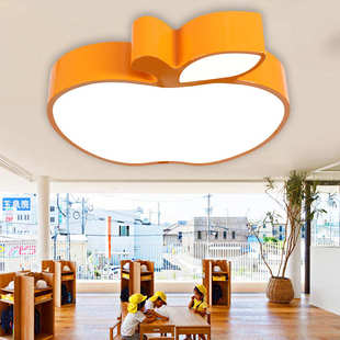 彩色教室造型灯儿童房男孩女孩卧室灯简约现代幼儿园led吸顶灯具