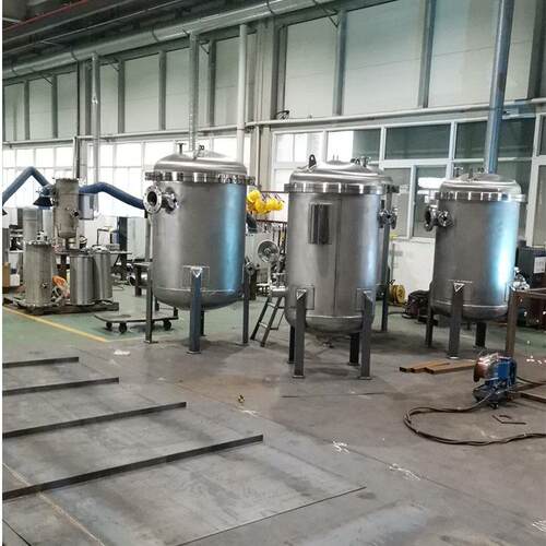 LFD-2-15P井水预处理水过滤器 立式碳钢固液分离袋式过滤器